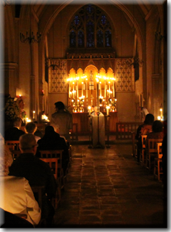 At the Easter Vigil